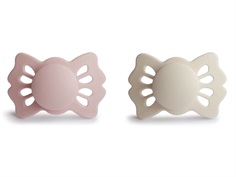 FRIGG cream blush pacifer Lucky silicone (2-pack)